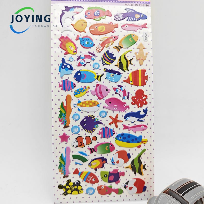 JOYING Pegatinas del mundo submarino: calcomanías creativas para niños